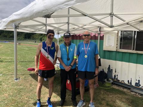 Vlad Kralik and Martin Slevin, alongside Alan Vincent (Oxfordshire AA)